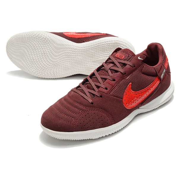 Nike Streetgato Red and Dark Red Indoor IC Football Boot